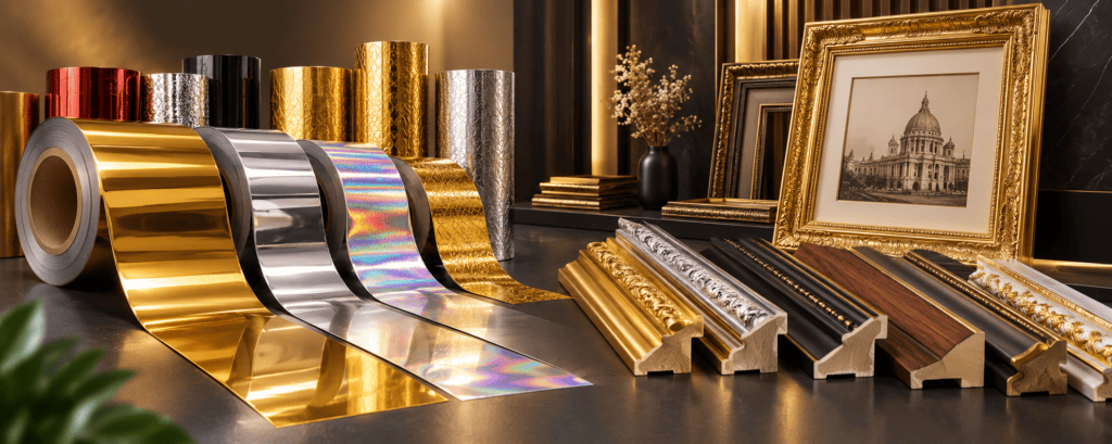 Gold hot stamping foil for photo frame moulding – TopDecor