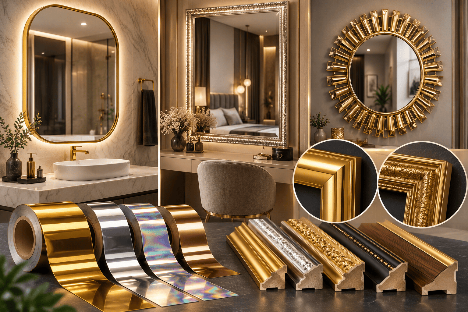 HSF hot stamping foil for photo frame moulding – TopDecor