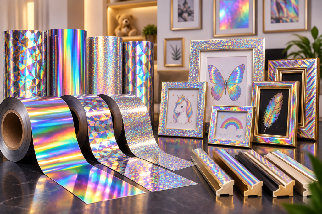 Holographic hot stamping foil for gift frames – TopDecor