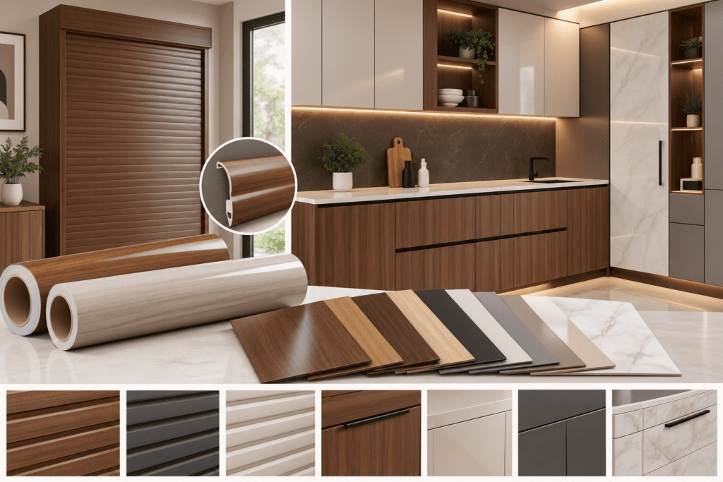 PVC decor film for kitchen cabinets and shutters – TopDecor